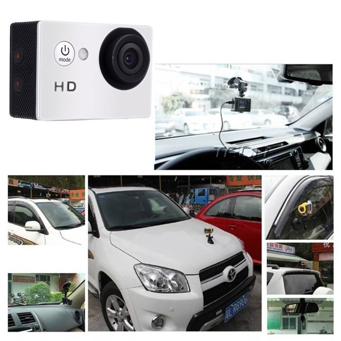 Andoer A7 HD 720P Sport Mini DV Action Camera 2.0" LCD 90&deg; Wide Angle Lens 30M Waterproof N38
