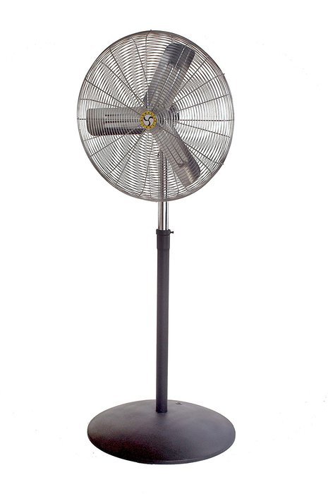 Airmaster 71586 Commercial Air Circulator, 3 Speed, Adjustable Floor Solid Base Mount, 30" Prop Diameter, 115V...