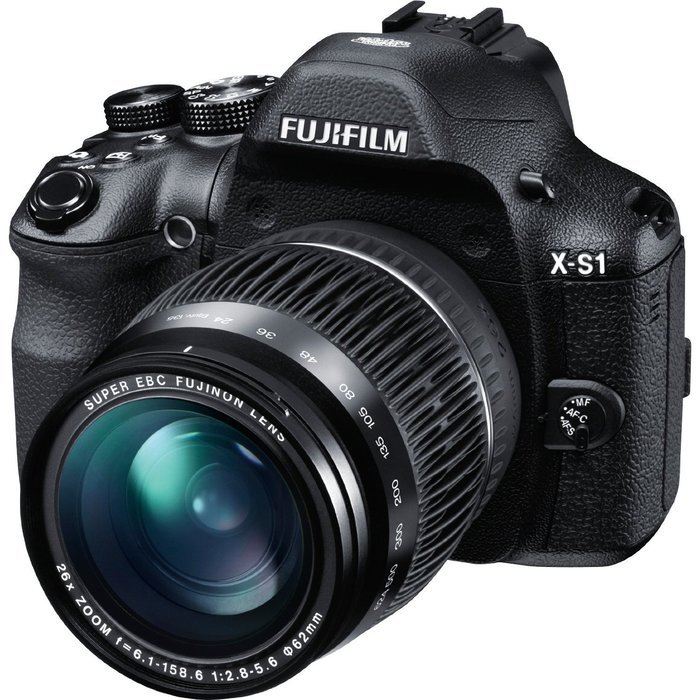 Fujifilm X-S1 12MP EXR CMOS Digital Camera with Fujinon F2.8 to F5.6 Telephoto Lens and Ultra-Smooth 26x Manual...