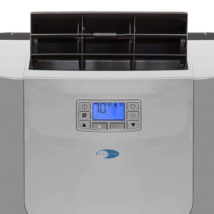Whynter ARC-122DHP Elite 12000 BTU Dual Hose Digital Portable Air Conditioner with Heat and Drain Pump N2