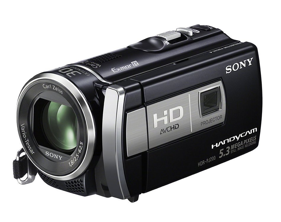 Sony HDR-PJ200 High Definition Handycam 5.3 MP Camcorder with 25x Optical Zoom and Built-in Projector (Black)... N4