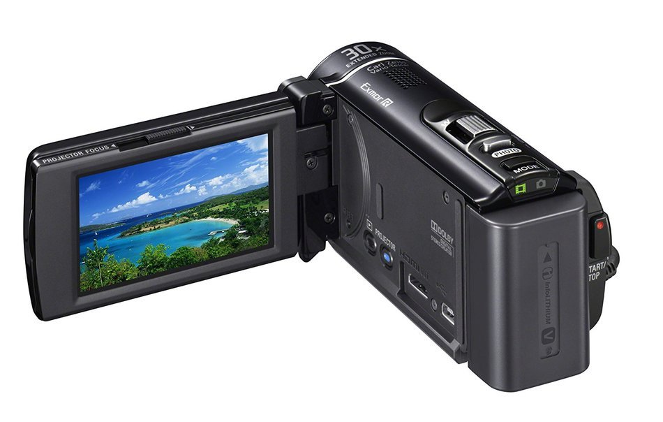 Sony HDR-PJ200 High Definition Handycam 5.3 MP Camcorder with 25x Optical Zoom and Built-in Projector (Black)... N5