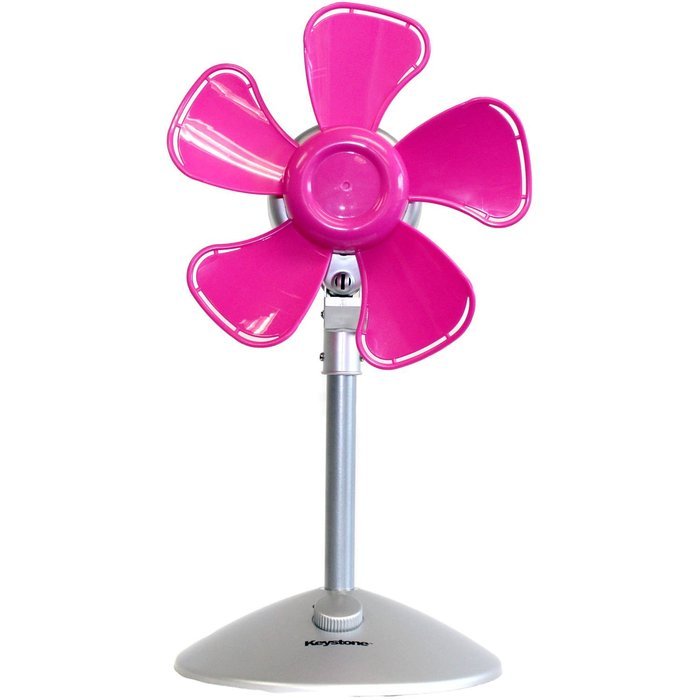 Keystone KSTFF100ABN Flower Fan with Interchangeable Heads, 10-Inch, Blue/Green N2