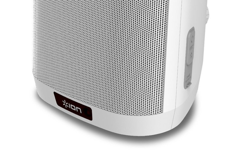 ION Audio Keystone | Mountable Wireless Solar-Rechargeable Outdoor Stereo Speakers with Remote Control (Pair) N4
