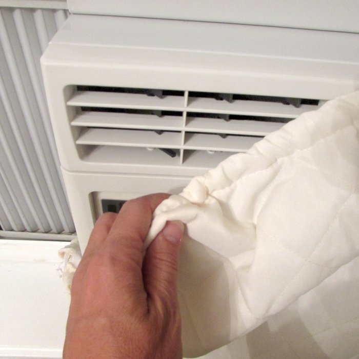 Evelots Indoor Air Conditioner Cover, Keep Air Conditioner Clean, Beige N2