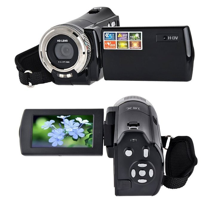 PowerLead Puto PLD003 Mini DV C8 16MP High Definition Digital Video Camcorder DVR 2.7'' TFT LCD 16x Zoom Hd Video... N8