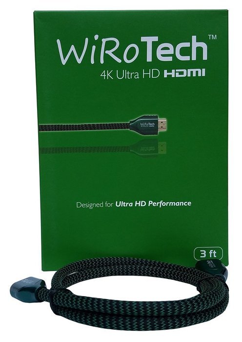 WiRoTech Green HDMI Cable 4K Ultra HD (6 Feet, Green) N69