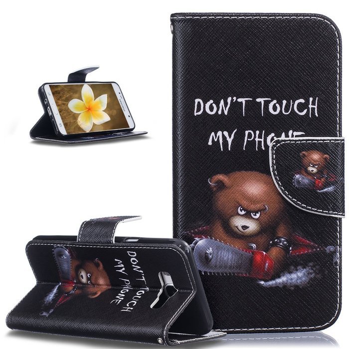 Galaxy J7 2016 Case,Galaxy J7 2016 Cover,ikasus Colorful Painted PU Leather Flip Wallet Pouch Stand Credit Card...