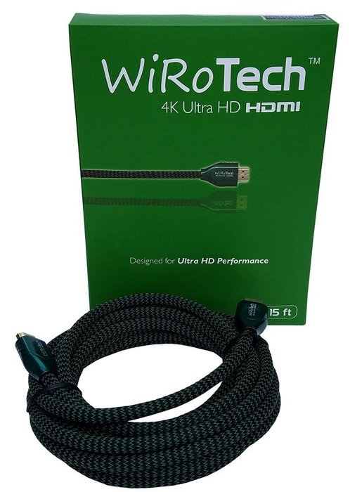 WiRoTech Green HDMI Cable 4K Ultra HD (6 Feet, Green) N71