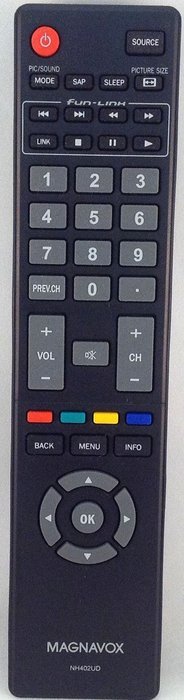 REMOTE CONTROL UNIT / MAGNAVOX - NH401UD