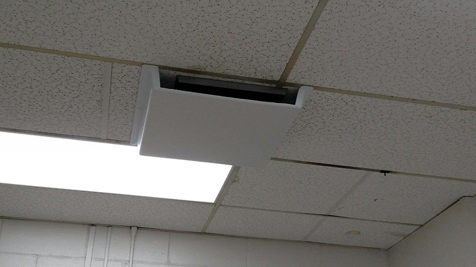 Elima-Draft Commercial Air Deflector Vent Cover for 24" x 24" Diffusers