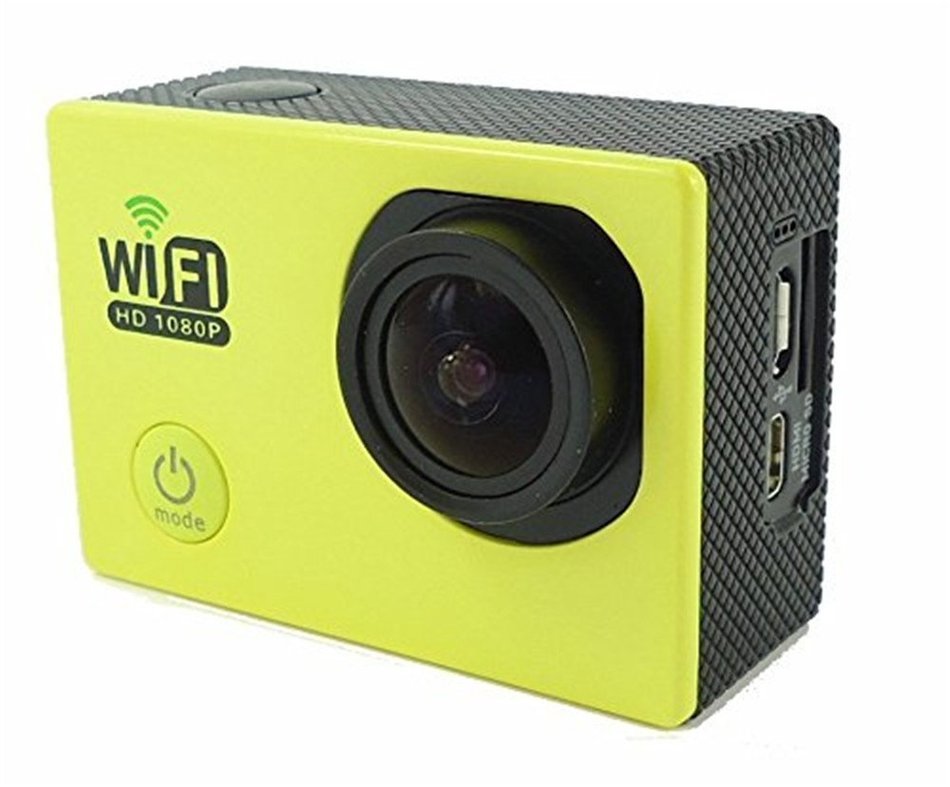 KingCool WiFi 12MP Full HD 1080P DVR Camcorder 2.0 inch 170 Degree Waterproof Sports Action Camera(Blue) N17