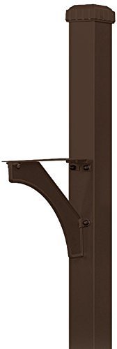 Salsbury Industries 4835BRZ Designer In-Ground Mounted Decorative Mailbox Post, Bronze by Salsbury Industries