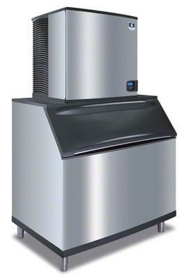 Manitowoc ID-1202A_B-970_K-00370 1100 Lb Air Cooled Full Cube Ice Machine w/ Storage Bin