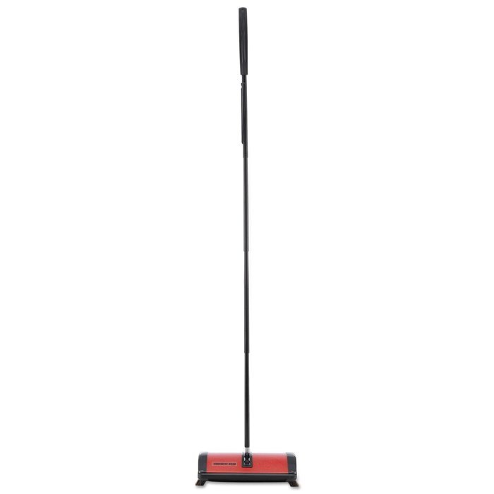HOKY 23T Sweeper with Nylon Brush Rolls, 9-1/2" Cleaning Path, Red N3