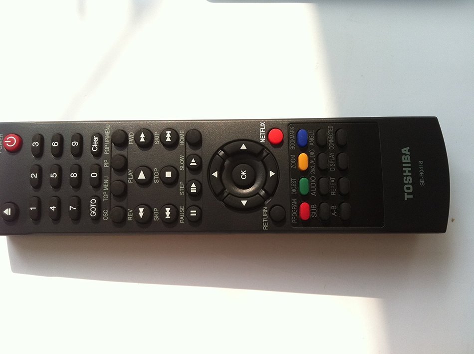 New Toshiba blu-ray Blue ray dvd player BD Remote SE-R0418 work for almost all TOSHIBA Brand Blu-ray DVD BD Player... N2