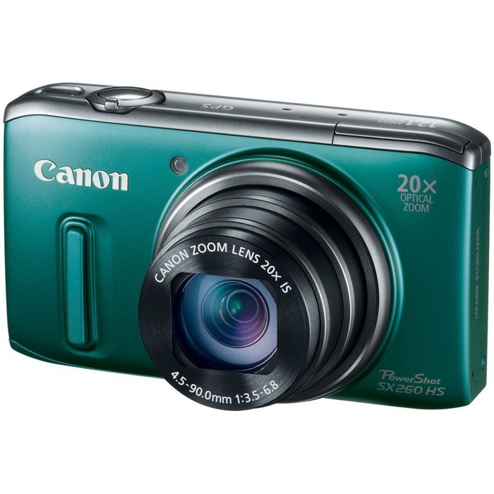 Canon PowerShot SX260 HS 12.1 MP CMOS Digital Camera with 20x Image Stabilized Zoom 25mm Wide-Angle Optical Lens... N7