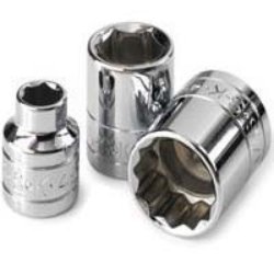 SK Hand Tool 41911 6 Point 1/4-Inch Drive Deep Socket, 11/32-Inch, Chrome by SK Hand Tool