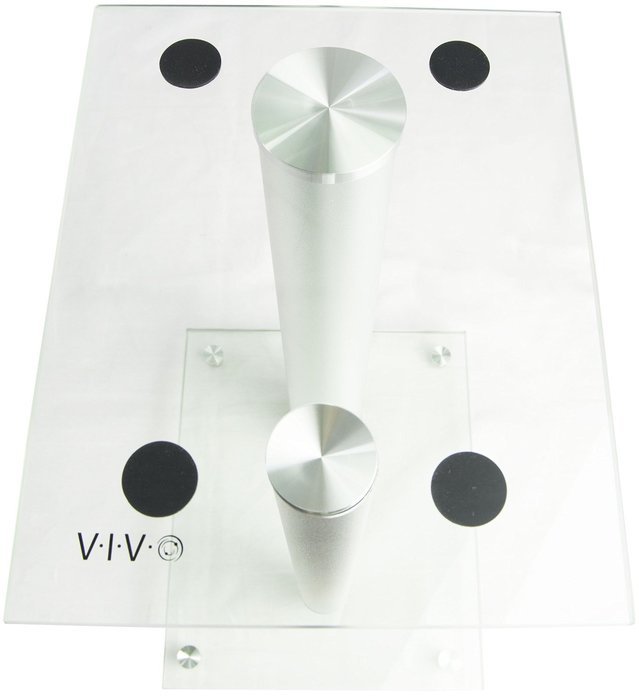 VIVO Premium Universal Floor Speaker Stands Dual Pillar for Surround Sound & Book Shelf Speakers (STAND-SP01S) N3