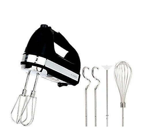 KitchenAid 9-speed Digital Hand Mixer w/ Wire Whisk & Blender Rod N4 ...