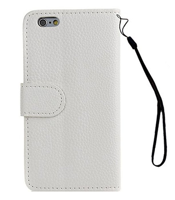iPhone 7 Case, UnnFiko Luxury 3D Bling Handmade Glitter Rhinestone Pearl Leather Flip Wallet Purse Card Pouch...