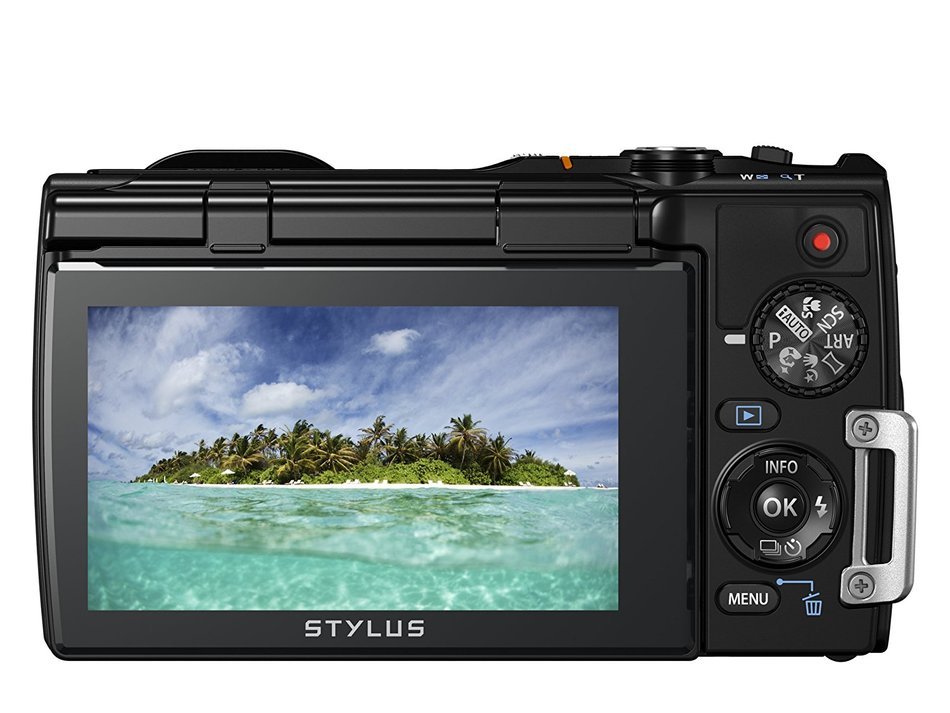 Olympus Stylus TG-850 IHS 16 MP Digital Camera (White) - International Version N10