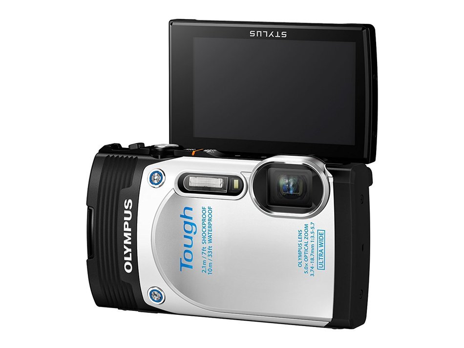 Olympus Stylus TG-850 IHS 16 MP Digital Camera (White) - International Version N12