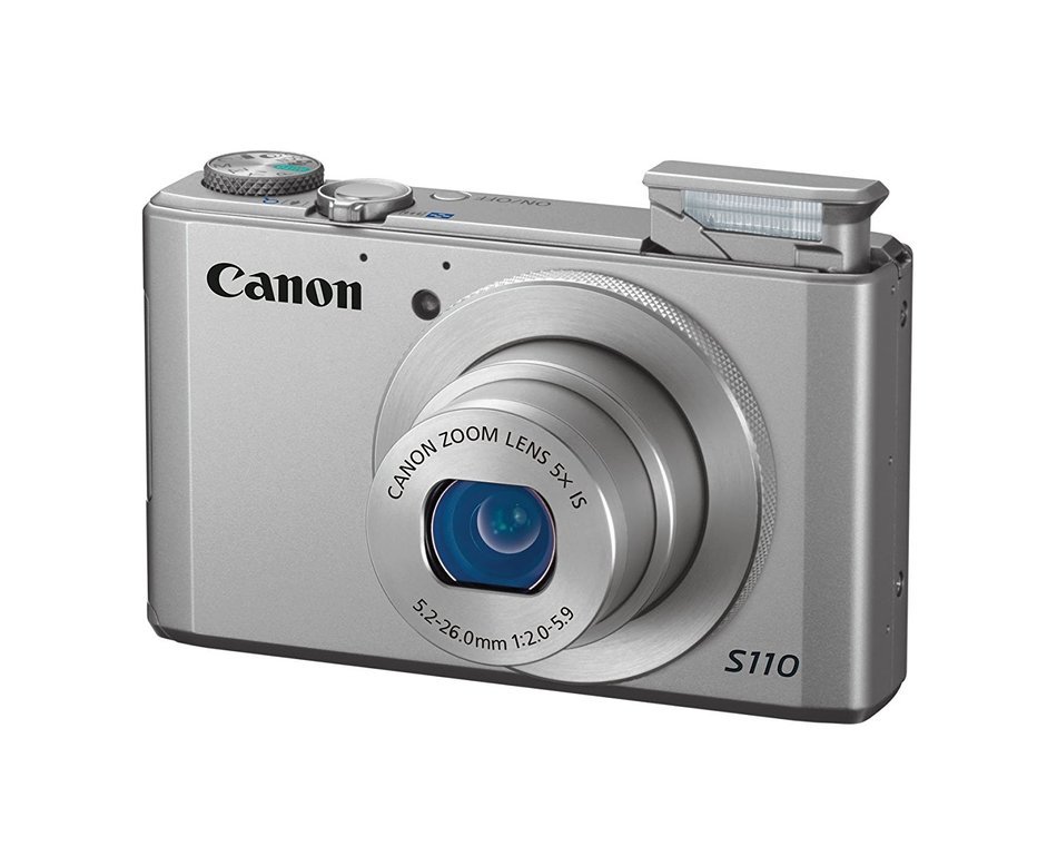 Canon PowerShot S110 12MP Digital Camera with 3-Inch LCD (Black) N8