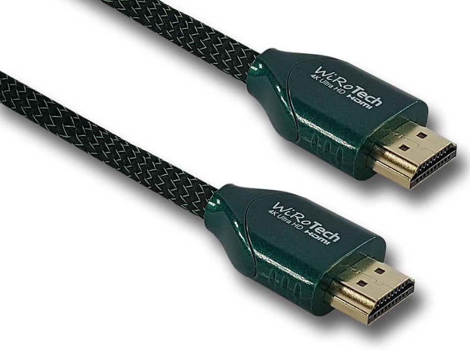 WiRoTech Green HDMI Cable 4K Ultra HD (6 Feet, Green) N79