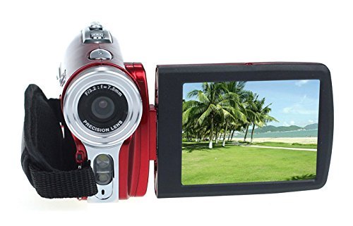 Camcorder,EEDI Hot seller Original Fashion 3In TFT LCD 20MP Digital Video Camcorder 16x Digital Zoom DV Camera-Red N9