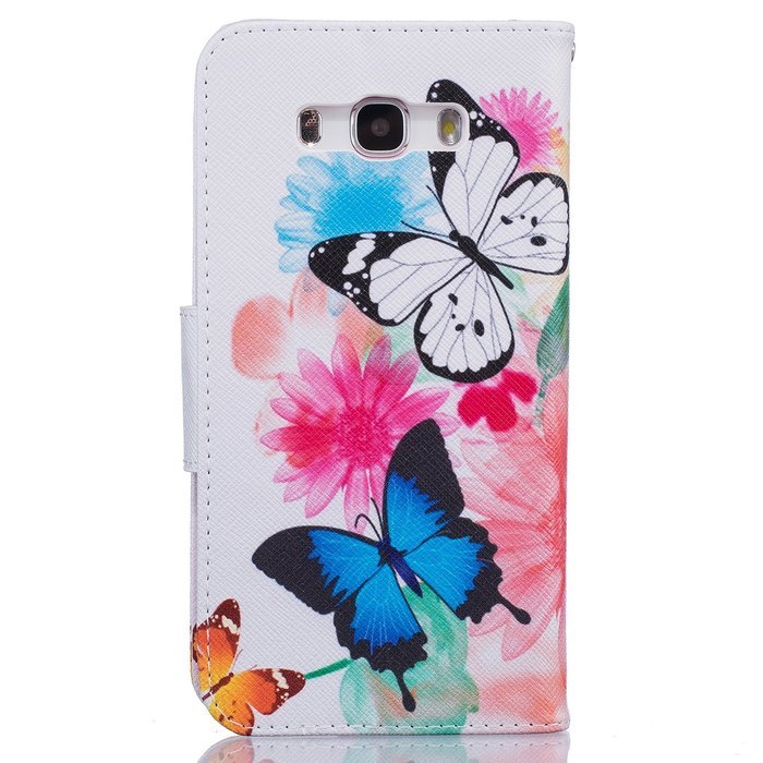 Galaxy J7 2016 Case,Galaxy J7 2016 Cover,ikasus Colorful Painted PU Leather Flip Wallet Pouch Stand Credit Card... N7