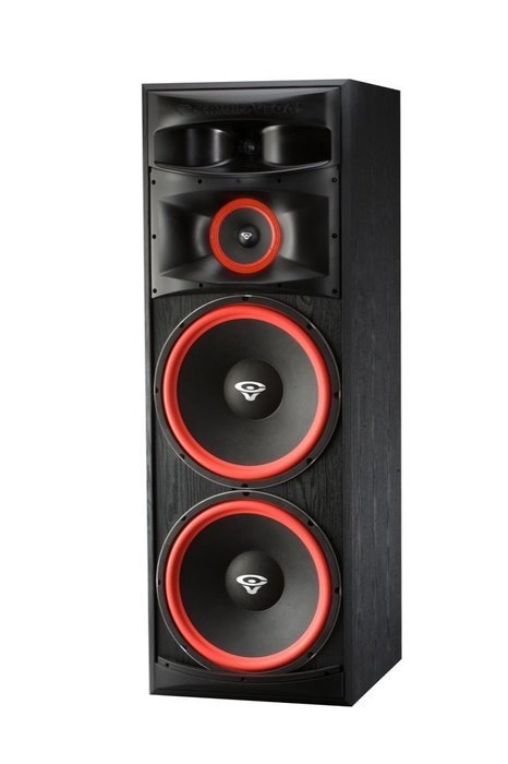 Cerwin-Vega XLS-12 3-Way Home Audio Floor Tower Speaker (Each, Black) N4