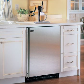 Half Keg Dispenser Door: White, Hinge: Right