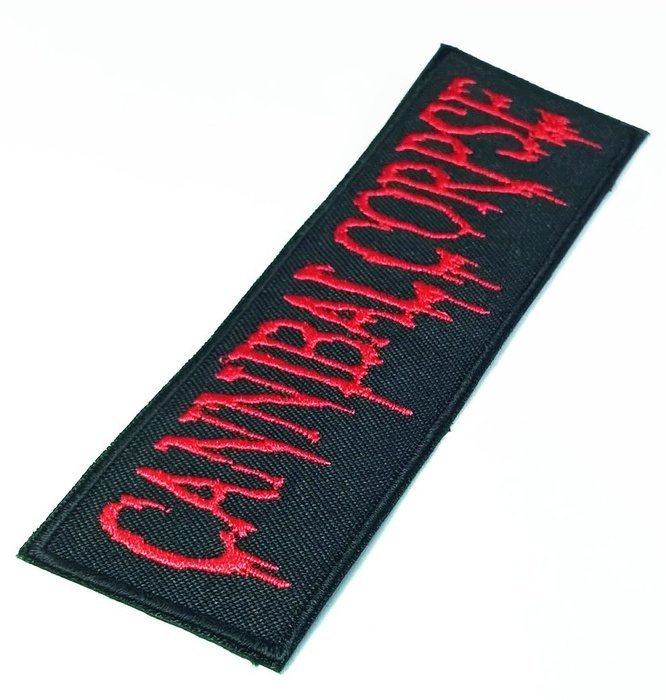 Cannibal Corpse Black Metal Logo Jacket T-shirt Patch Sew Iron on Embroiderd Applique Collection Cloth By Botan