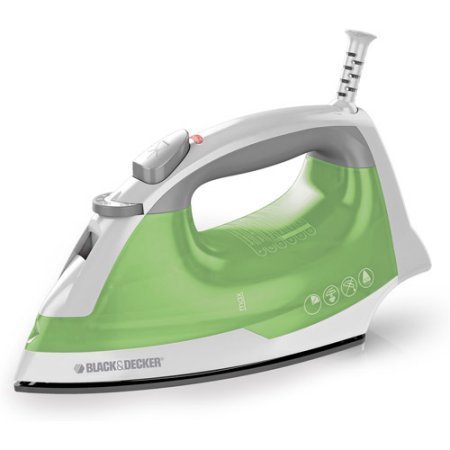 Black & Decker Corded Easy Steam Iron, Lime Green