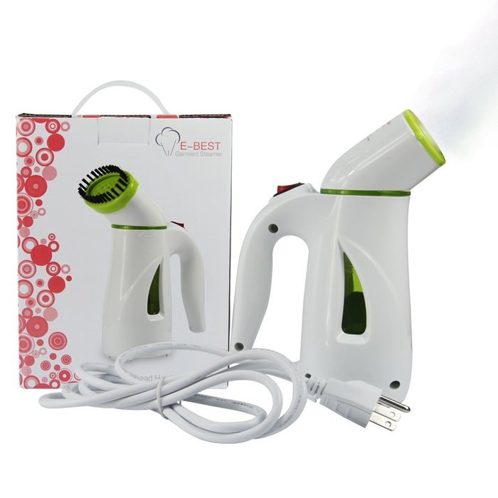 E-Best&reg;120ML Capacity Super Mini Portable Travel Garment Steamer With Brush (Green) N2