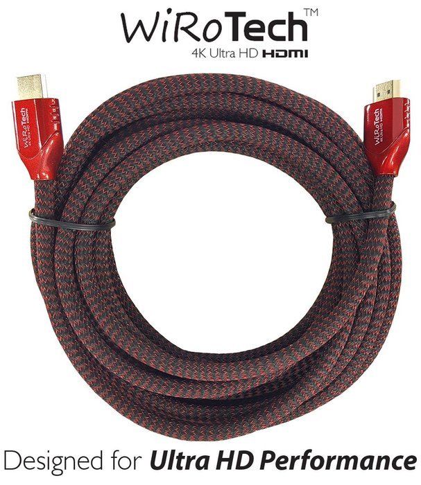 WiRoTech Green HDMI Cable 4K Ultra HD (6 Feet, Green) N97