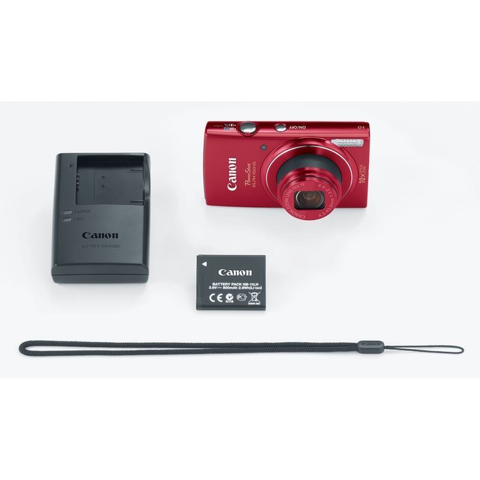 Canon PowerShot ELPH 150 IS Digital Camera (Red) N15
