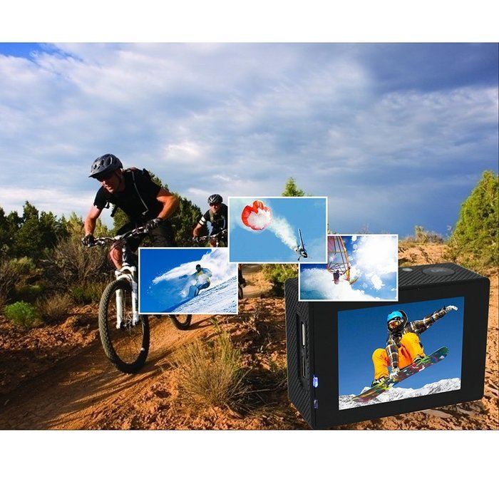 SHZONS 2.0-Inch LCD WiFi Full HD 1080P 12MP Action Camera Sports DV 30M Waterproof Camera,170 Degree Wide Angle... N9