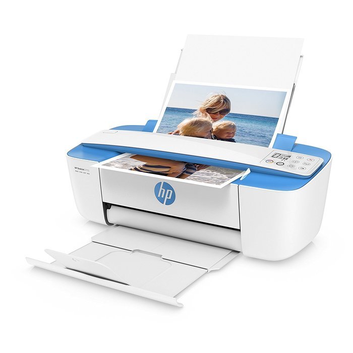 HP DeskJet 3755 Compact All-in-One Photo Printer with Wireless & Mobile Printing, Instant Ink ready - Blue Accent... N30