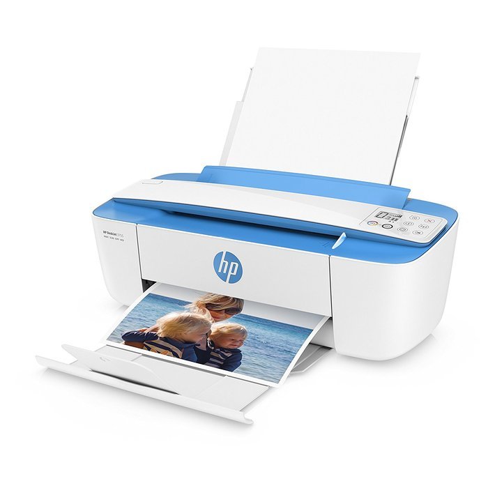 HP DeskJet 3755 Compact All-in-One Photo Printer with Wireless & Mobile Printing, Instant Ink ready - Blue Accent... N31