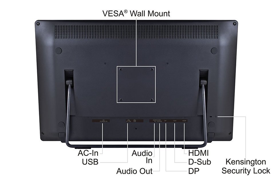 ViewSonic TD2740 27-Inch Full HD 1080p LED-Lit Monitor 10-point Projected Capacitive Touch... N37