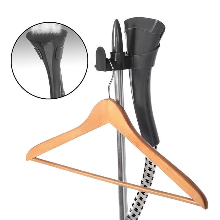 Ivation 1500-Watt Powerful Valet Fabric & Garment Steamer with 4 Steam Levels, Foot Operated On-Off Switch & Telescoping...