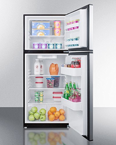 Summit FF1085SS 24" Energy Star Qualified Top Freezer Refrigerator with 9.9 cu. ft. Capacity Frost-Free Operation... N4