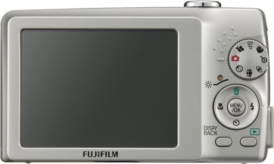 Fujifilm Finepix J50 8.2MP Digital Camera with 5x Optical Zoom (Brushed Silver) N2