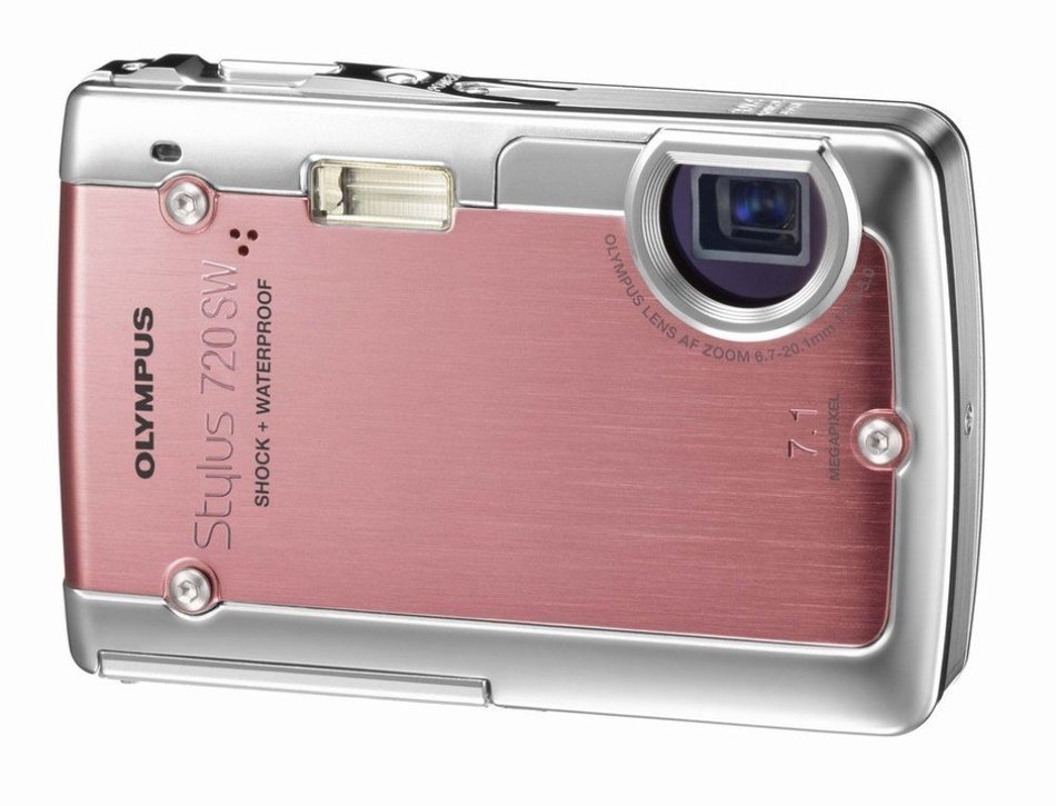 Olympus Stylus 720SW 7.1MP Ultra Slim Digital Camera with 3x Optical Zoom (Silver) N4