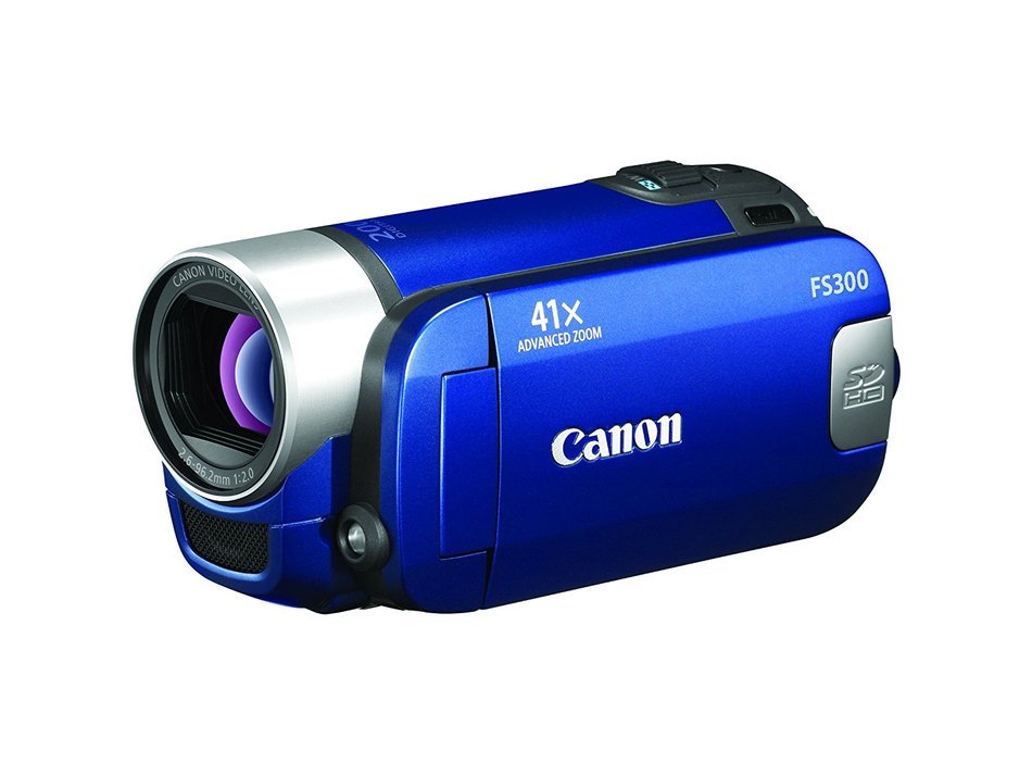 Canon FS300 Flash Memory Camcorder w/41x Advanced Zoom (Red) (Discontinued by Manufacturer) N5