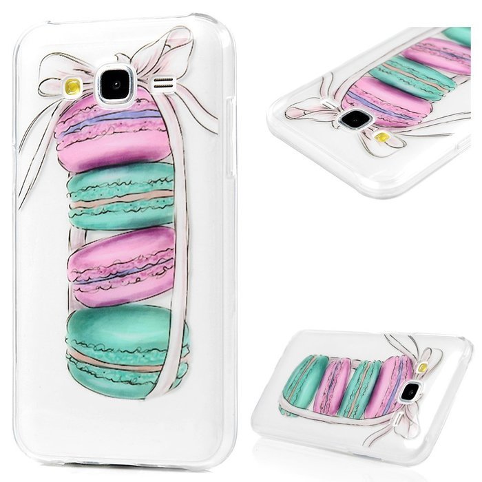 2015 Galaxy J5 Case, YOKIRIN Colorful Clear Skin Shell Slim Fit Case Translucent Impact Resistant Anti Slip Flexible... N5