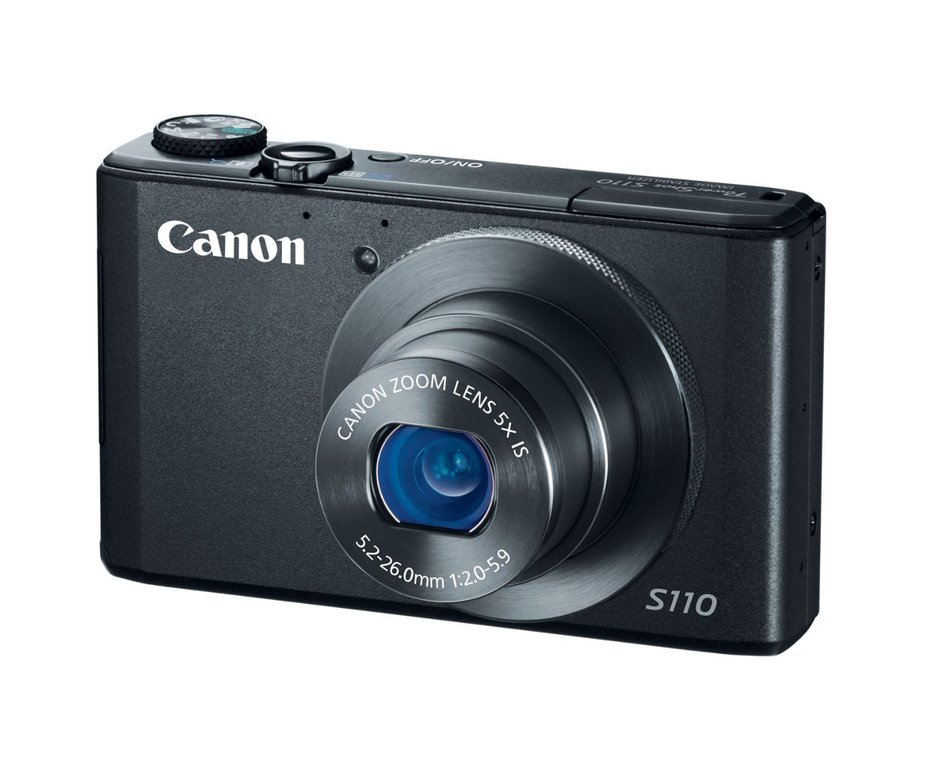 Canon PowerShot S110 12MP Digital Camera with 3-Inch LCD (Black) N9