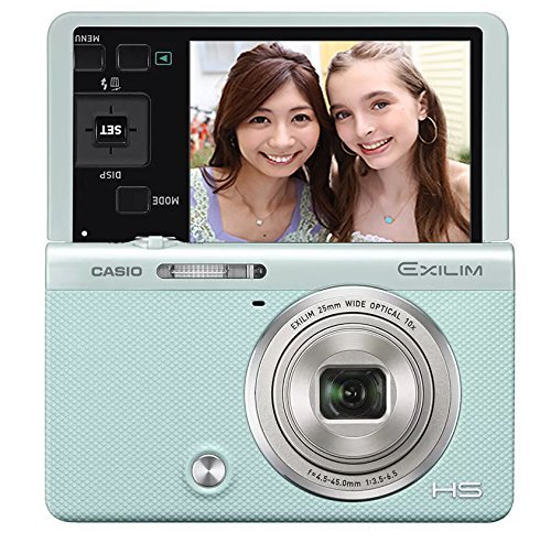 Casio Exilim EX-ZR55 Digital Camera Selfie Camera - Pink (International Version) N6